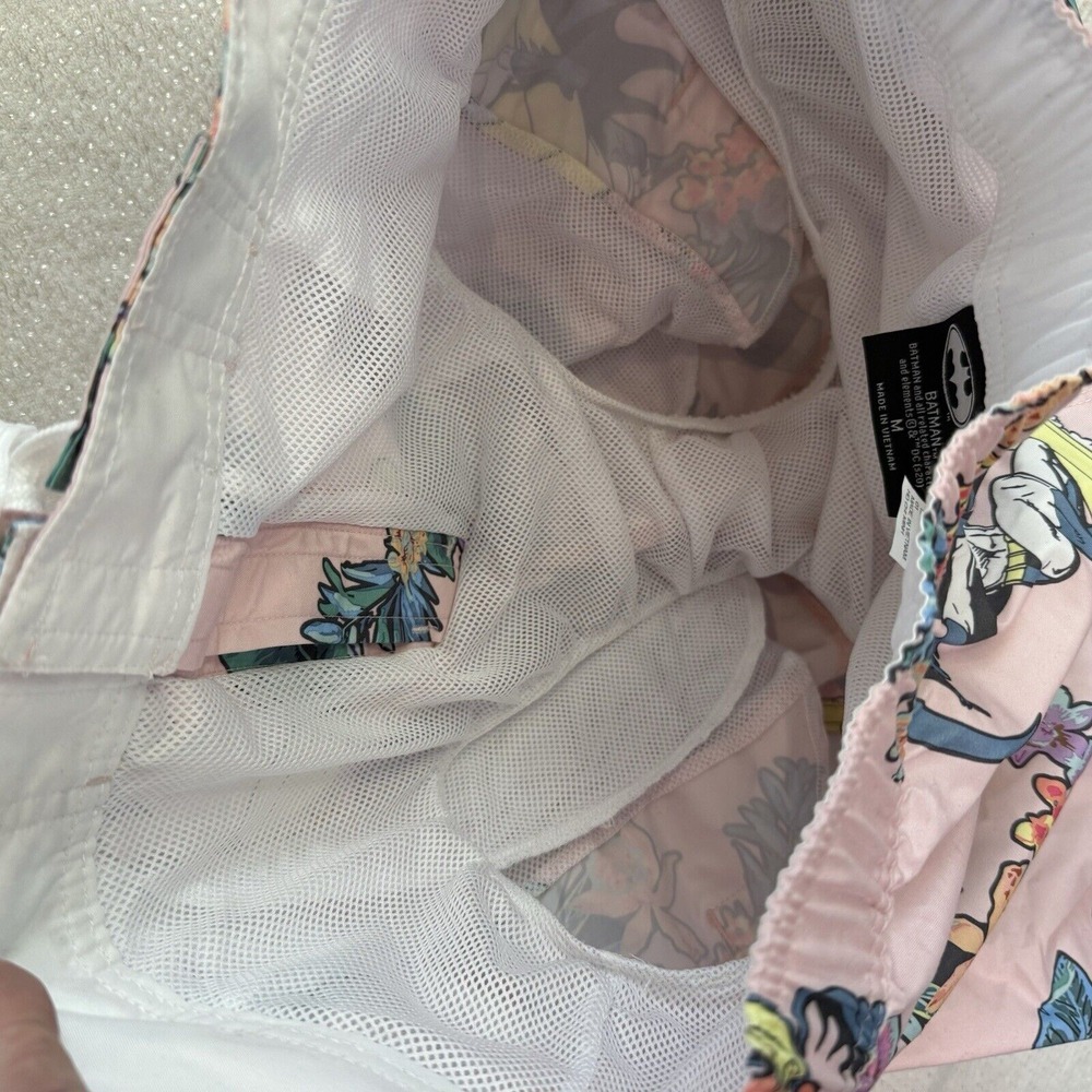 Batman & Robin Surf Men's Medium‎ Swim Trunks Board Shorts All Over Print AOP DC - Picture 12 of 13